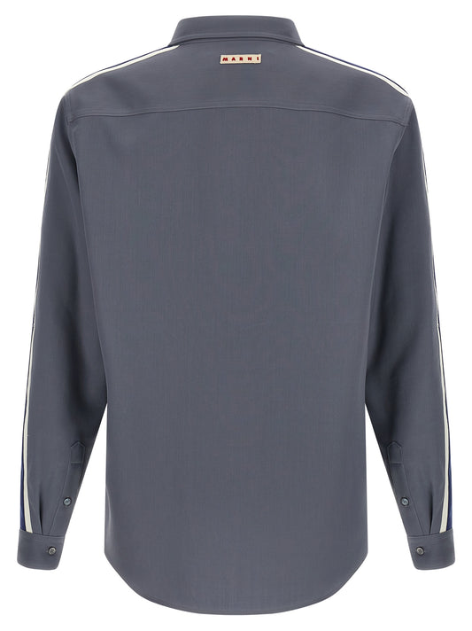 Gray Virgin Wool Blouse