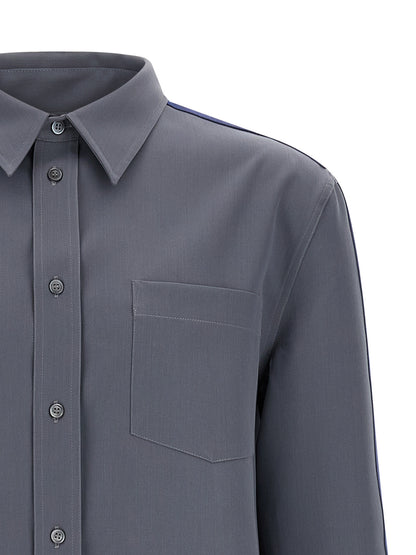 Gray Virgin Wool Blouse