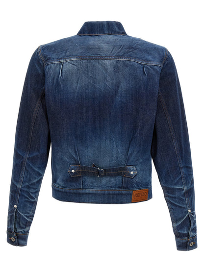 Blue Cotton Denim Jacket