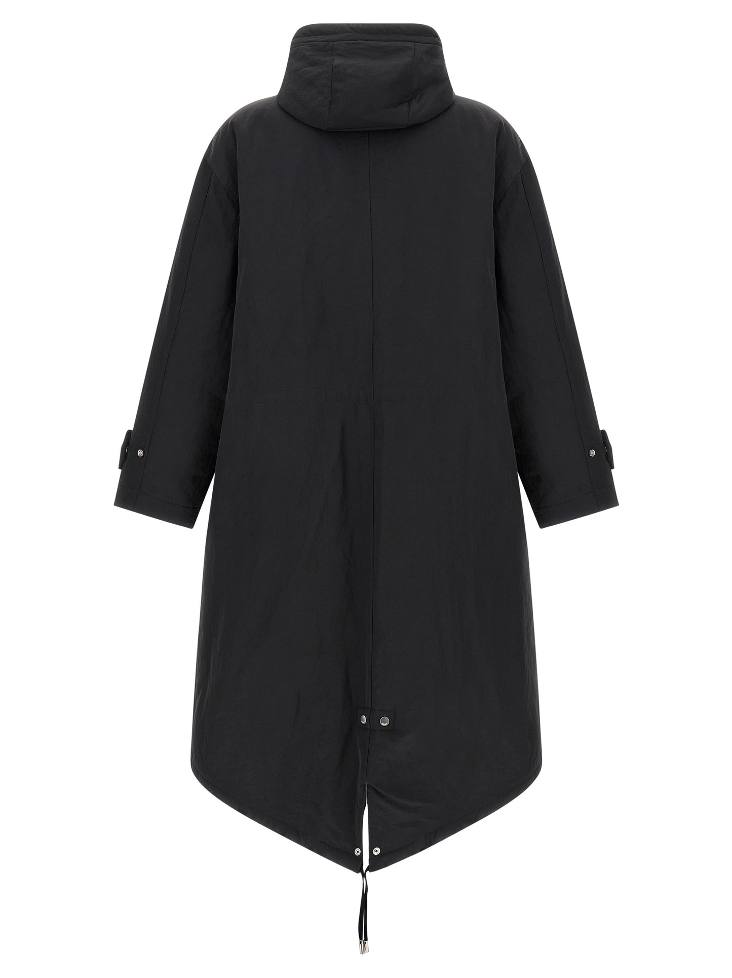 Gray Polyamide Parka