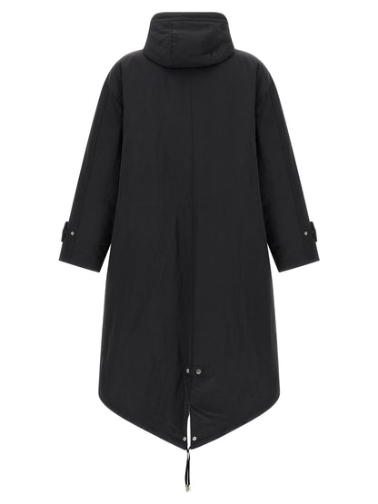 Gray Polyamide Parka