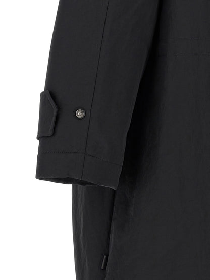 Gray Polyamide Parka