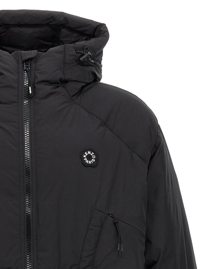Black Polyester Shell Jacket