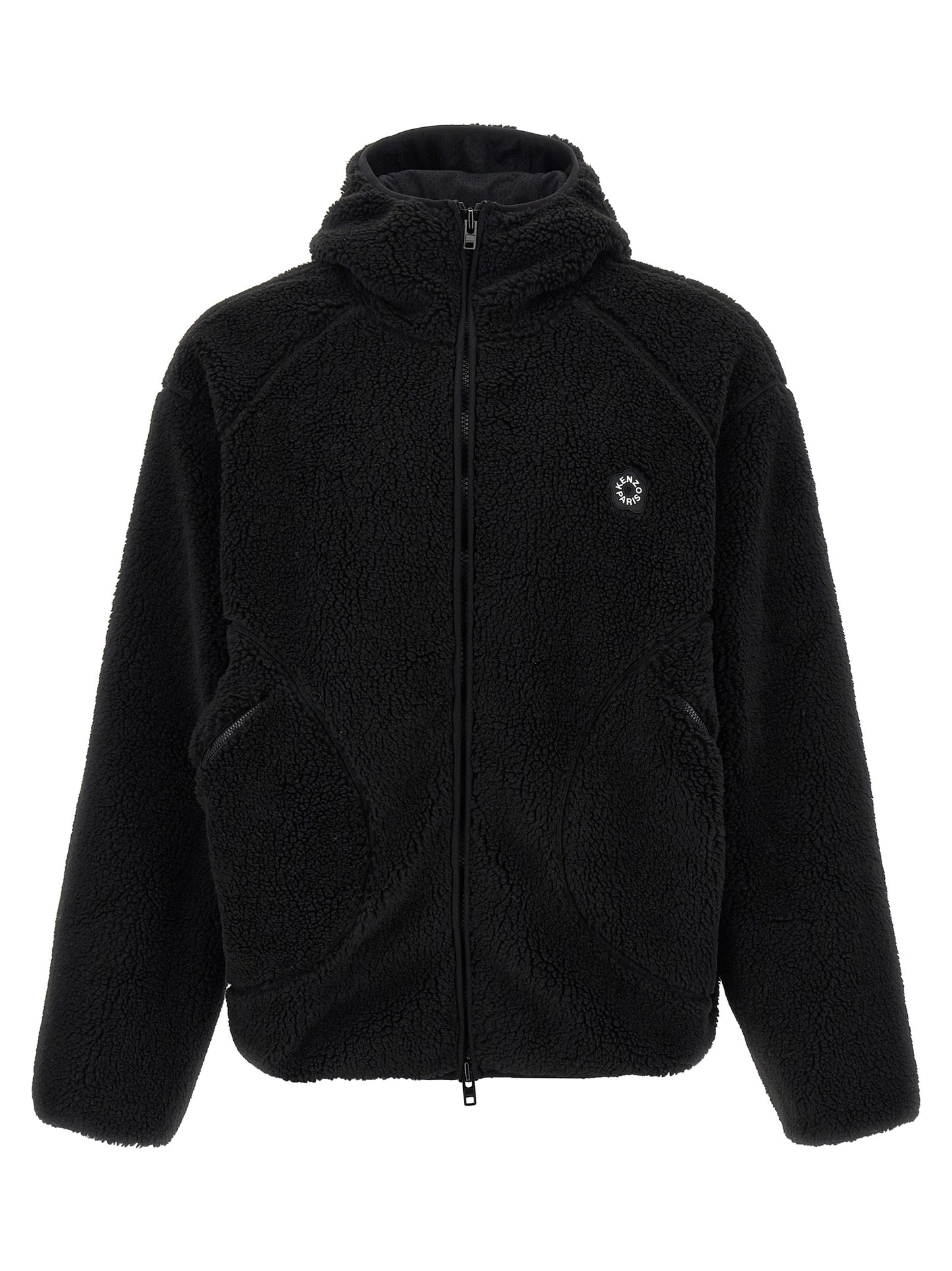 Black Polyester Sweatshirt