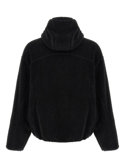 Black Polyester Sweatshirt