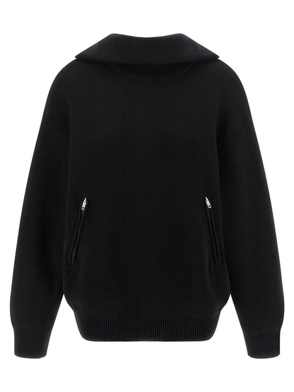 Black Cotton Cardigan