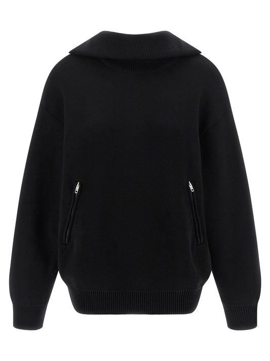 Black Cotton Cardigan