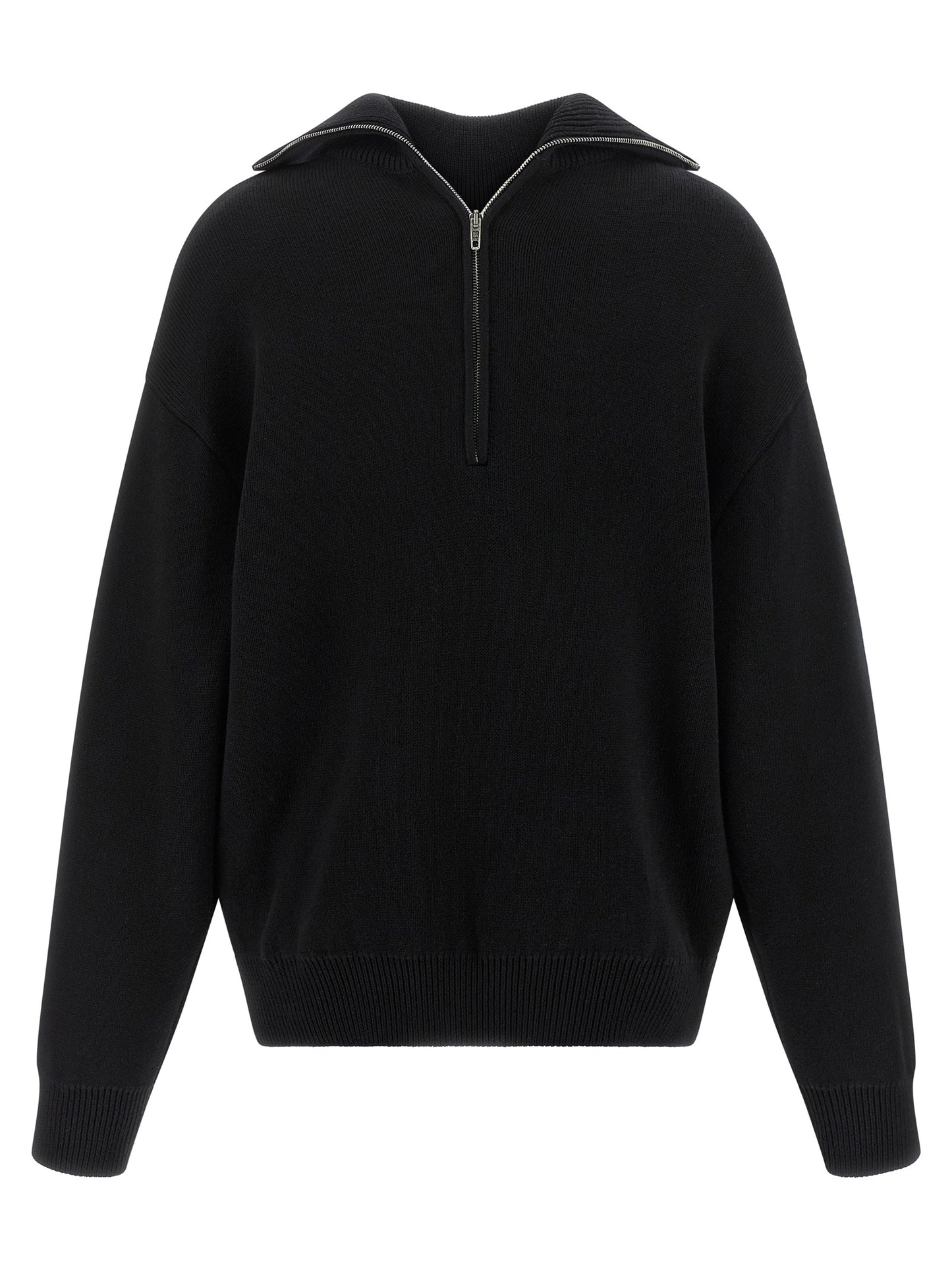 Black Cotton Cardigan