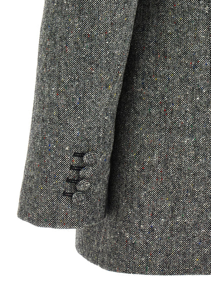 Gray Virgin Wool Blazer