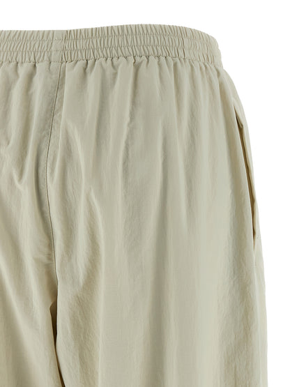 Beige Polyamide Joggers (Workout Pants)