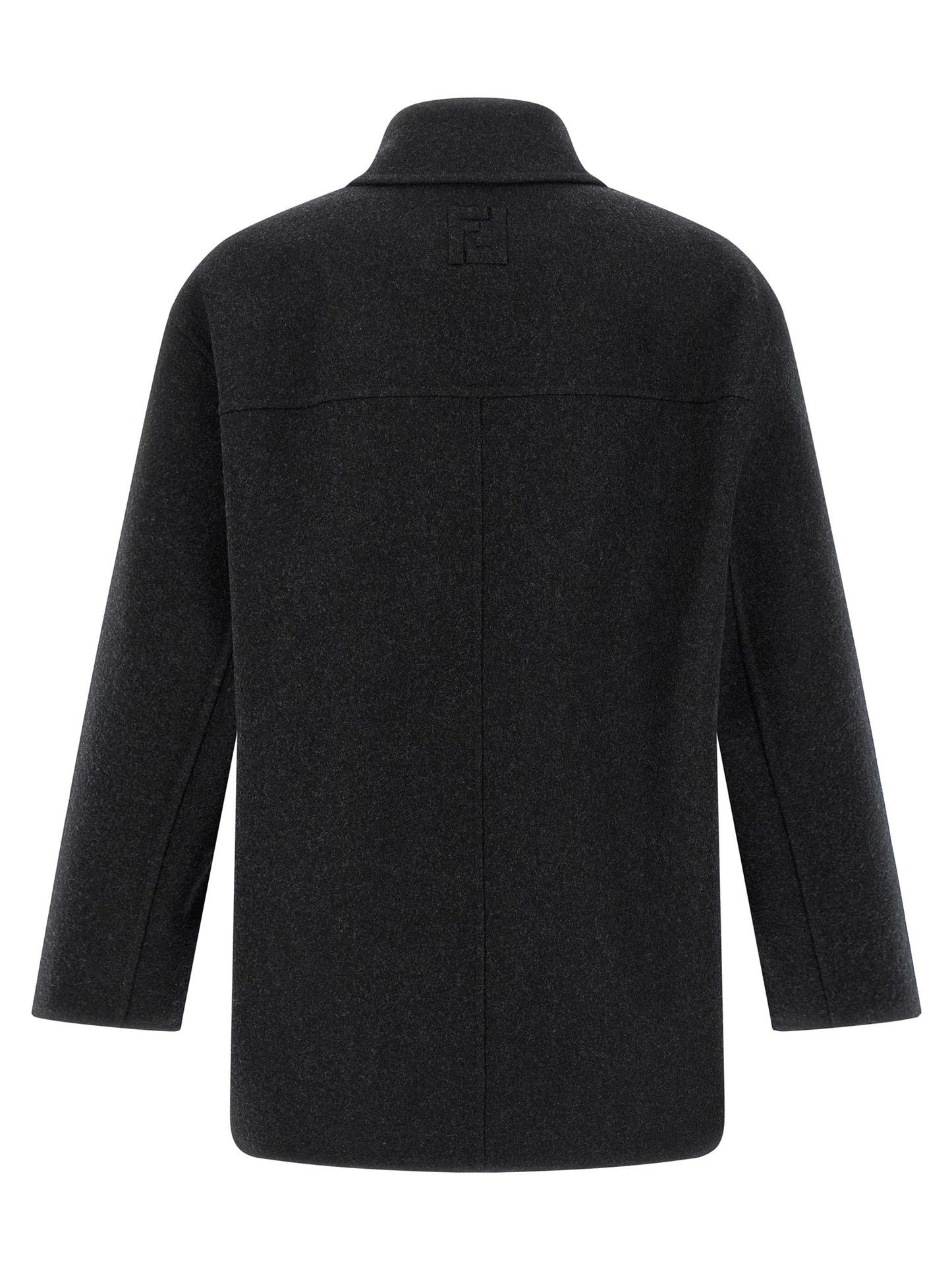 Gray Virgin Wool Coat