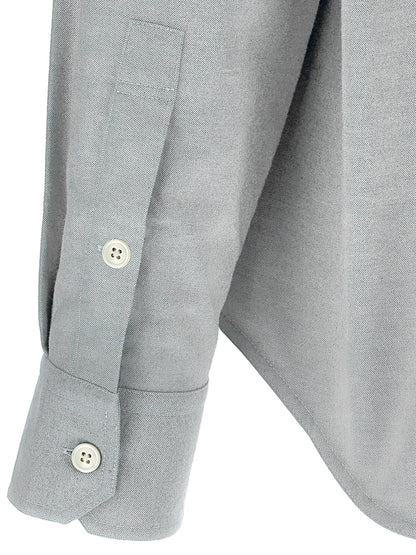 Gray Cotton Blouse