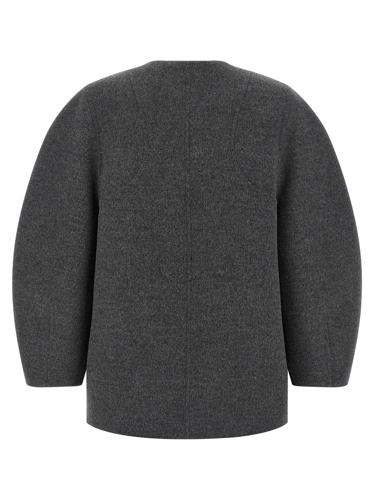 Gray Virgin Wool Coat