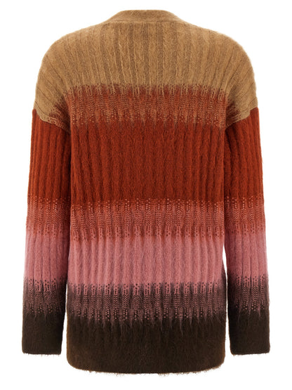 Multicolor Wool Cardigan