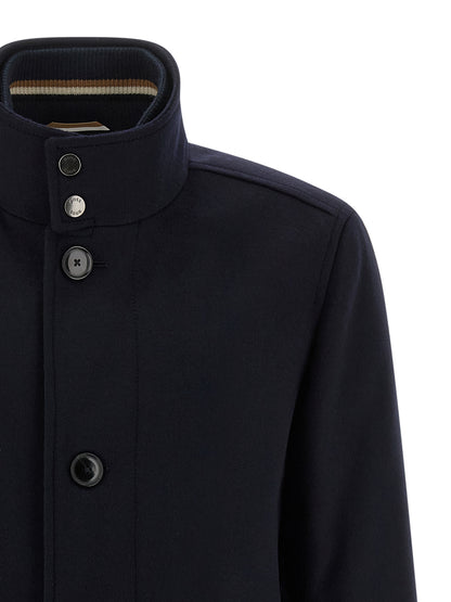 Blue Wool Coat