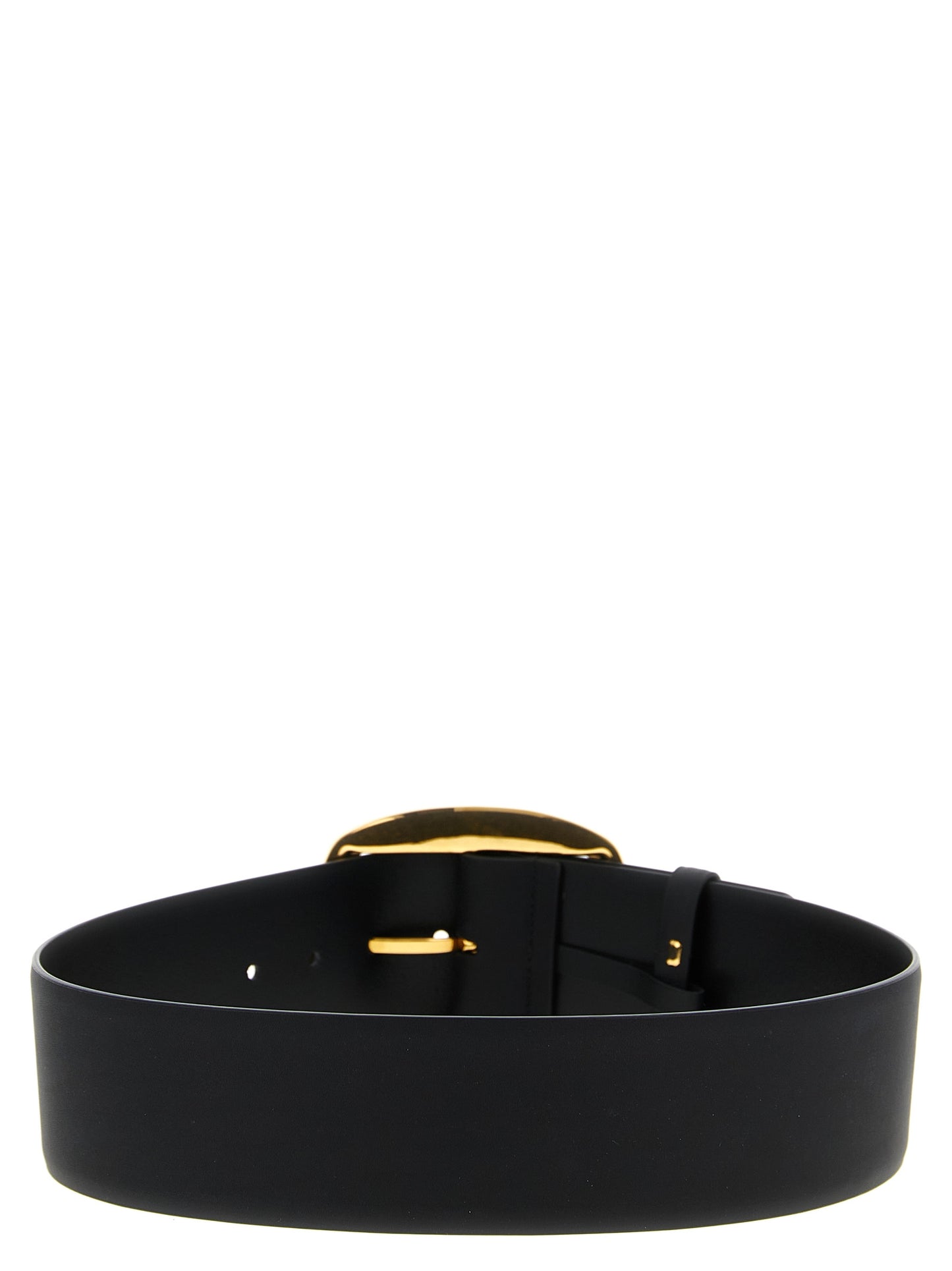 Black Calfskin Regular Belt