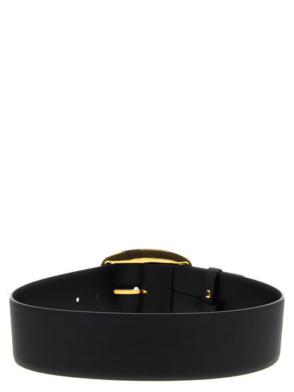 Black Calfskin Regular Belt
