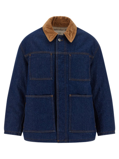 Blue Cotton Denim Jacket