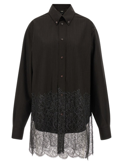 Brown Virgin Wool Blouse