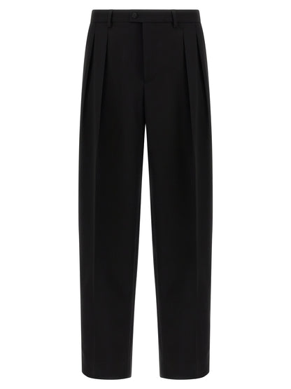 Black Virgin Wool Dress Pants