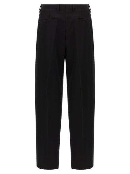 Black Virgin Wool Dress Pants