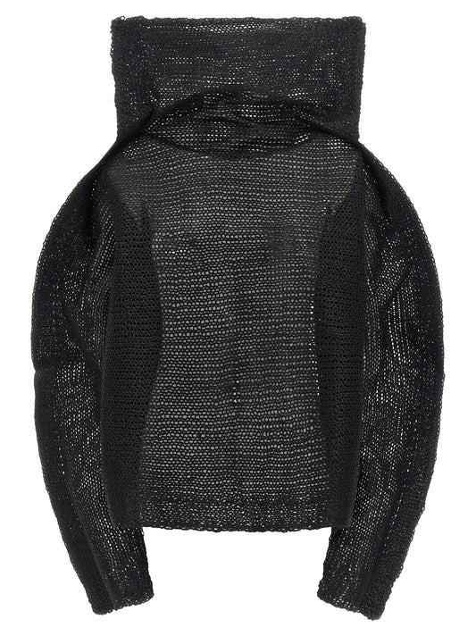Black Wool Sweatshirt