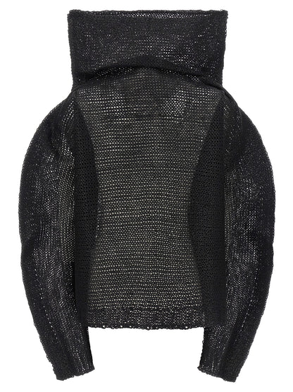 Black Wool Sweatshirt