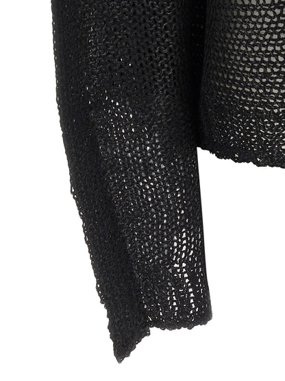 Black Wool Sweatshirt