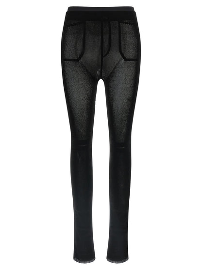 Black Nylon Leggings