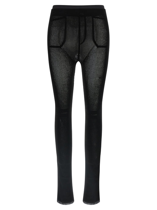 Black Nylon Leggings