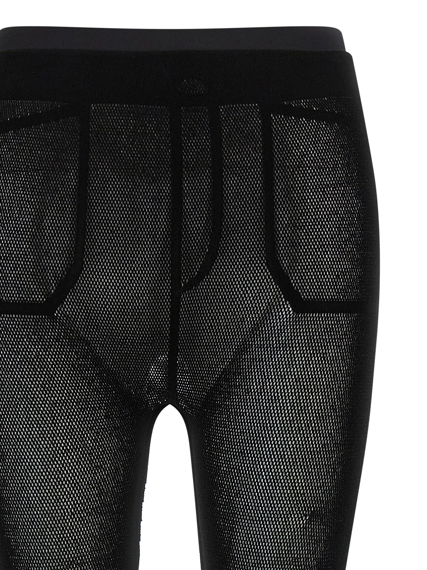 Black Nylon Leggings