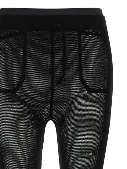 Black Nylon Leggings