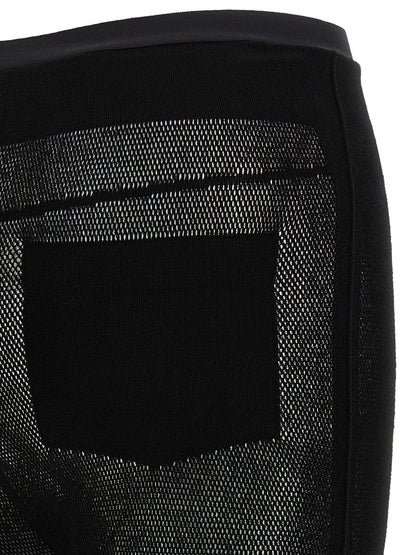 Black Nylon Leggings