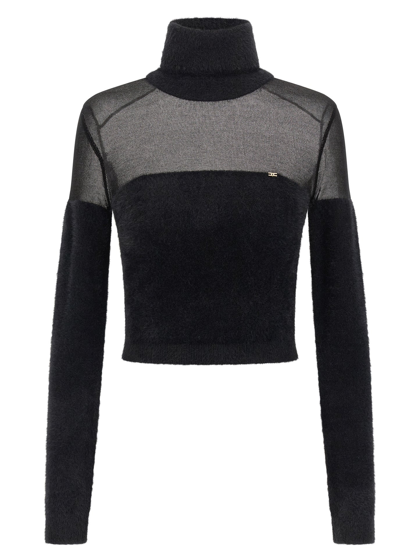 Black Polyamide Cardigan