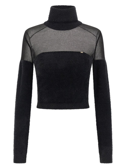 Black Polyamide Cardigan