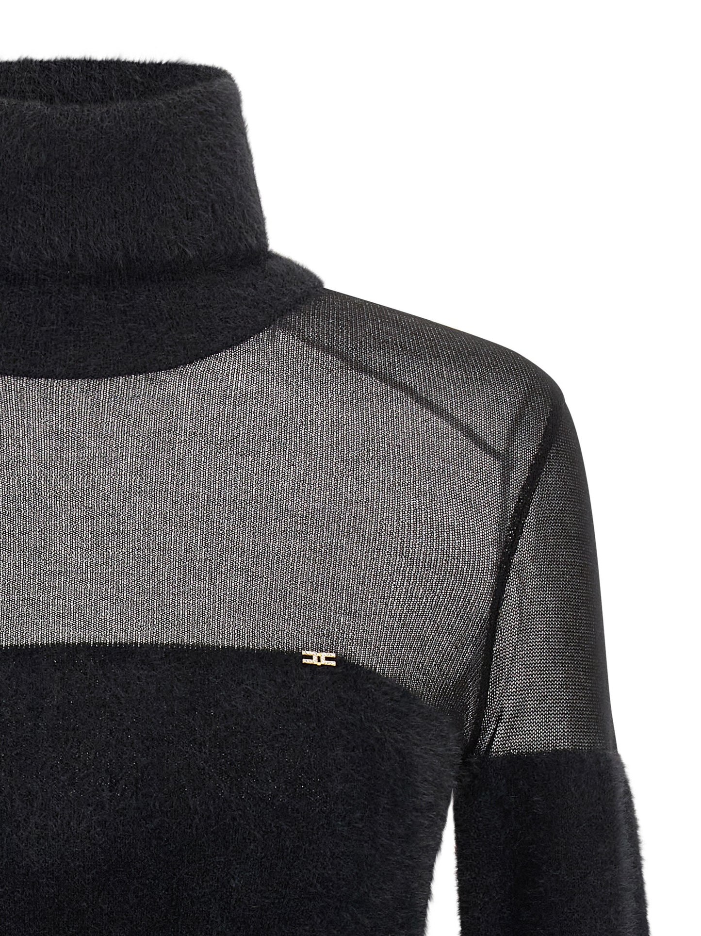 Black Polyamide Cardigan