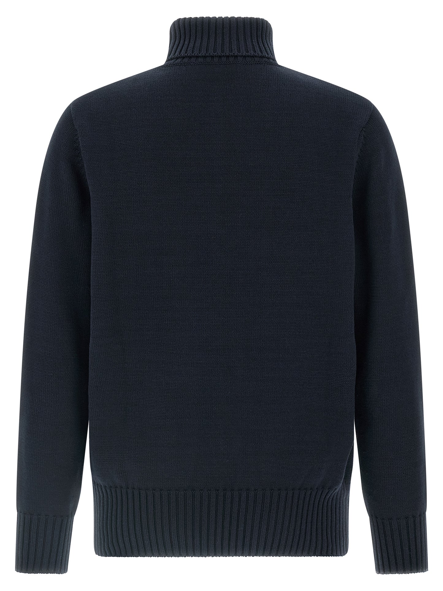 Blue Cotton Cardigan
