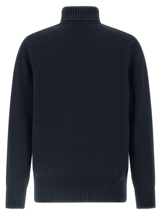Blue Cotton Cardigan