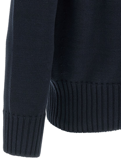 Blue Cotton Cardigan