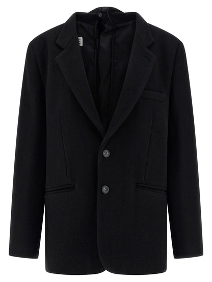 Black Virgin Wool Blazer