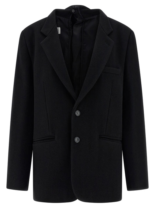Black Virgin Wool Blazer
