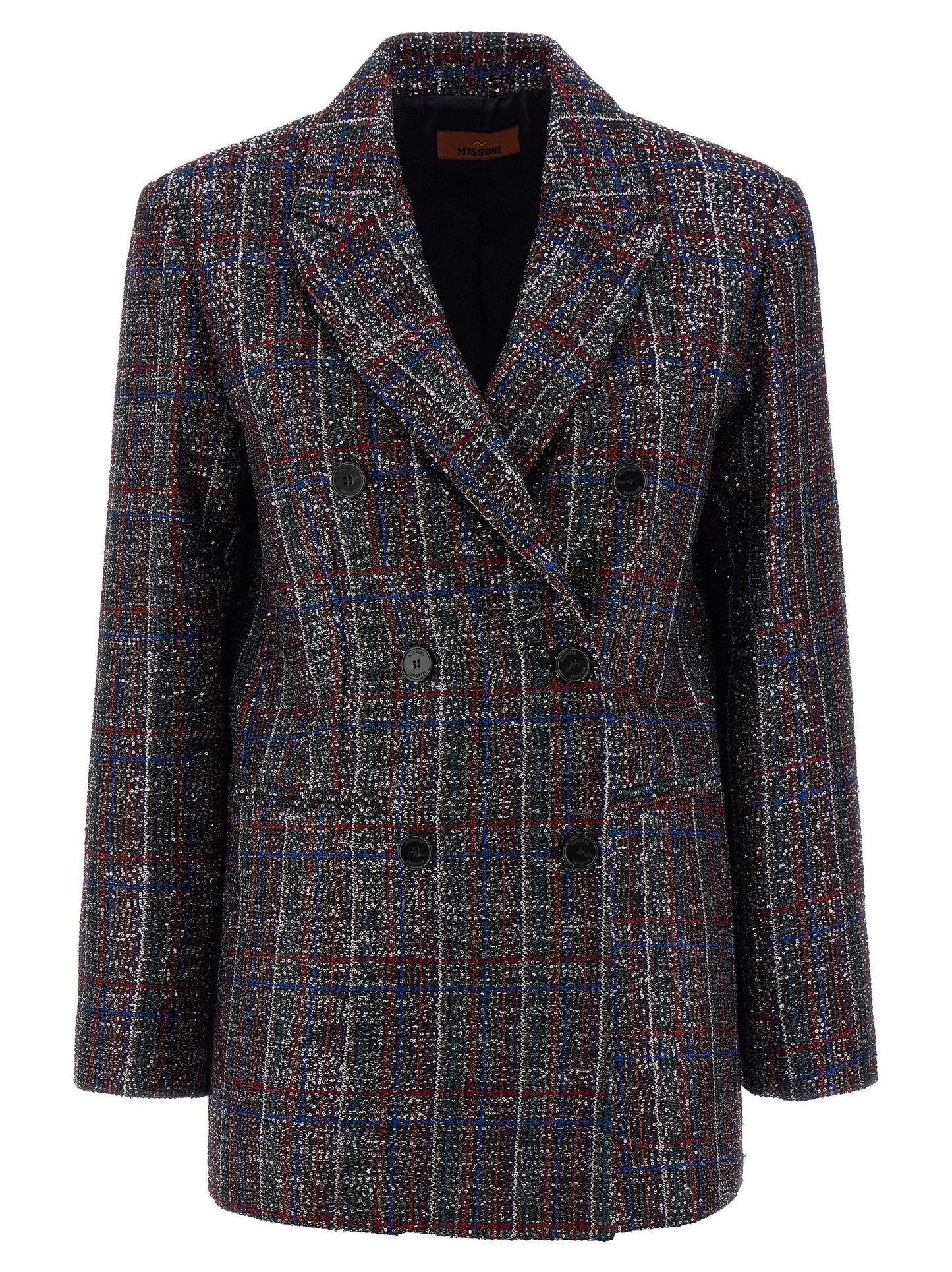 Multicolor Viscose Blazer