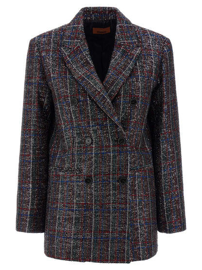 Multicolor Viscose Blazer