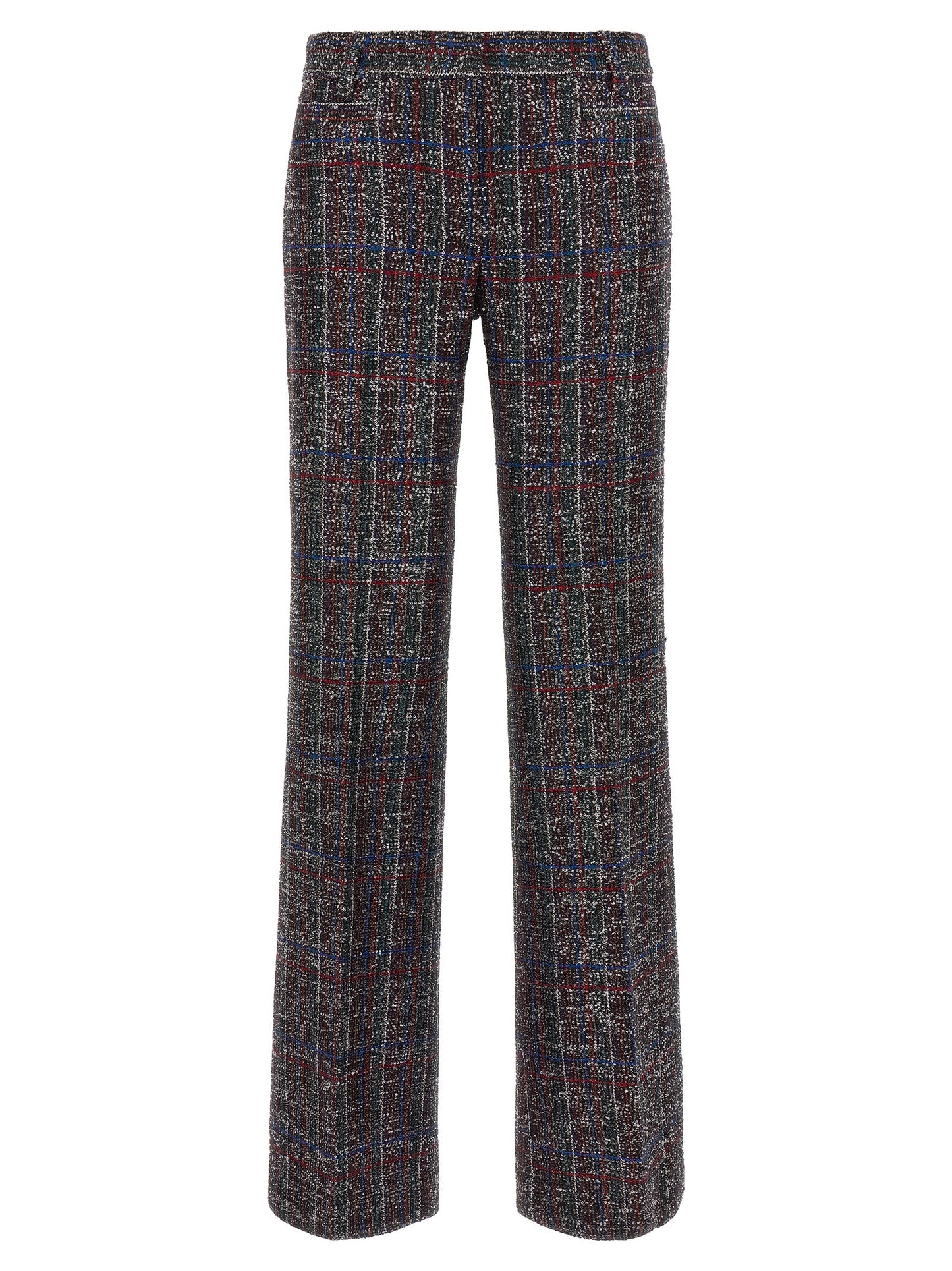 Multicolor Viscose Flared Pants