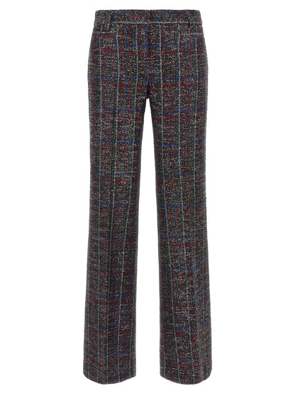 Multicolor Viscose Flared Pants