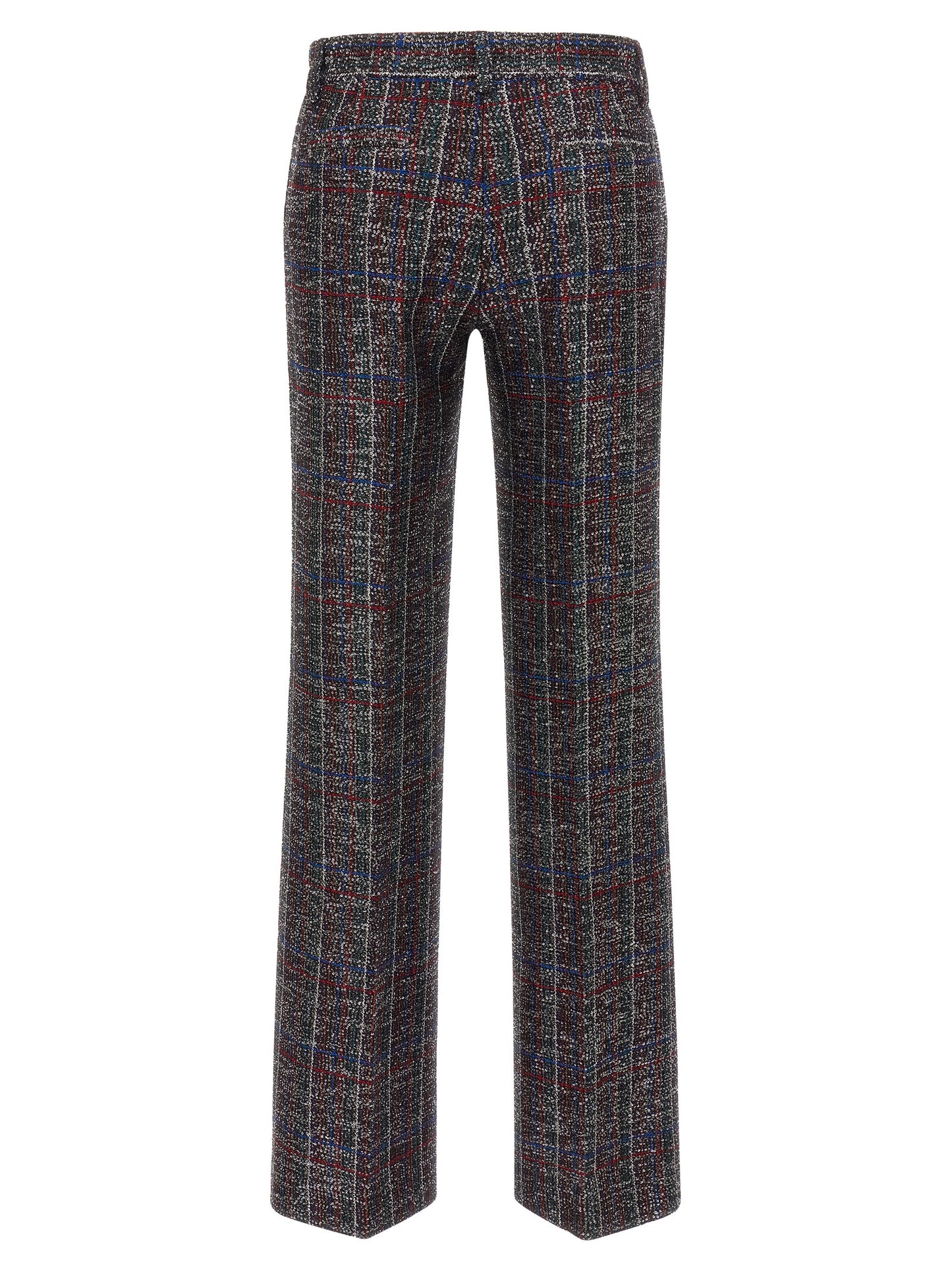 Multicolor Viscose Flared Pants