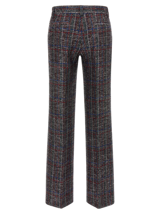 Multicolor Viscose Flared Pants