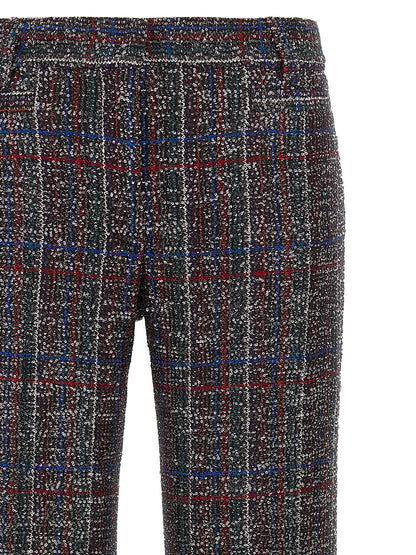 Multicolor Viscose Flared Pants