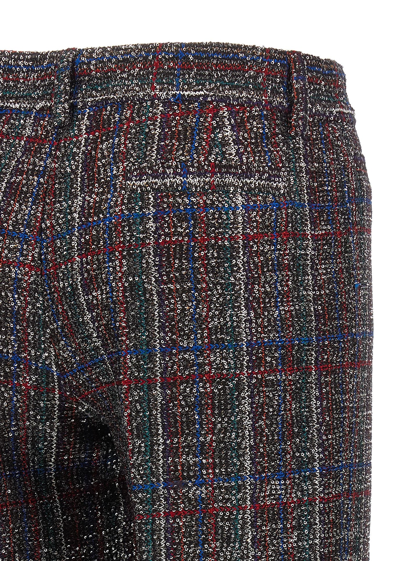 Multicolor Viscose Flared Pants