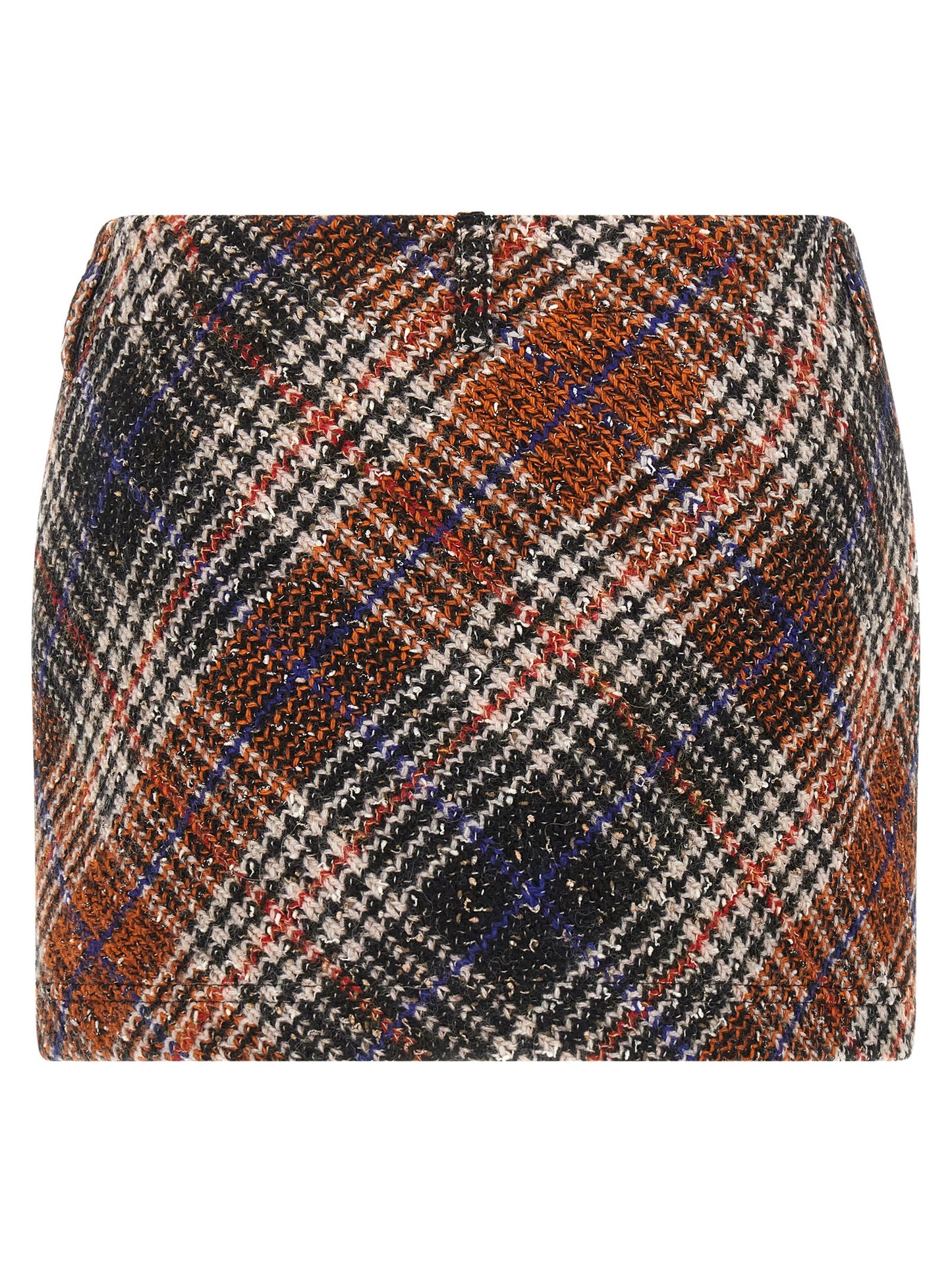 Multicolor Wool Long Skirt